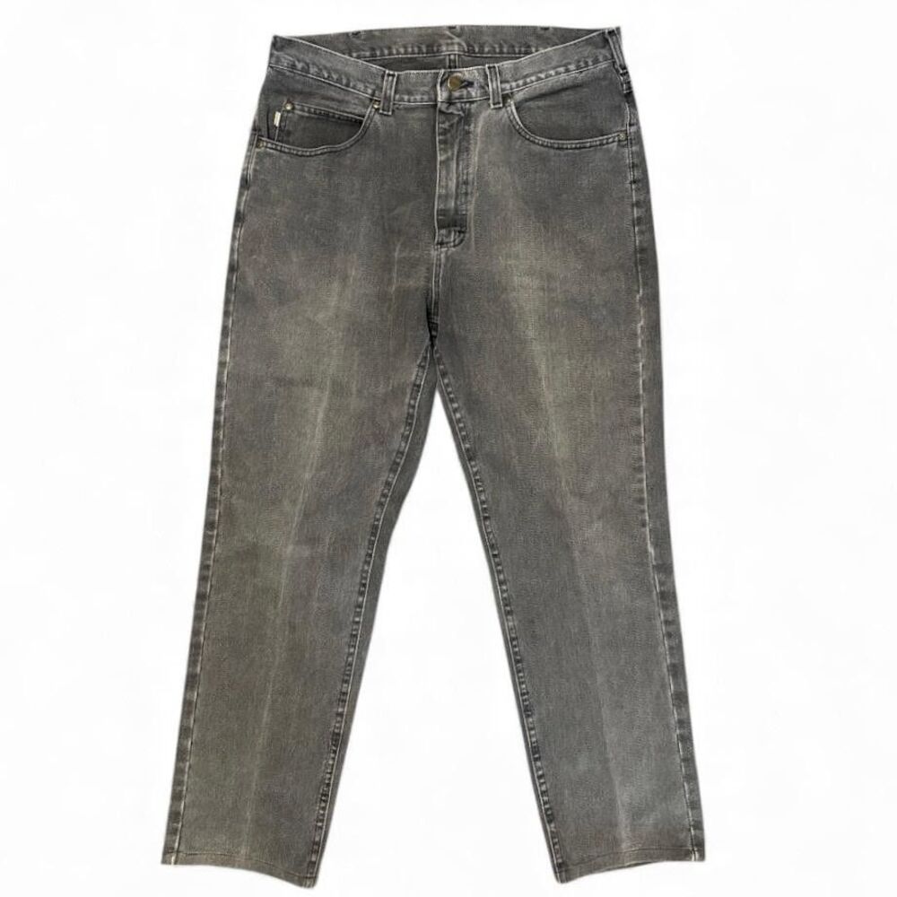 Vintage L.L. Bean Double L Classic Fit Jeans Mens 36x31 Gray Denim Relaxed